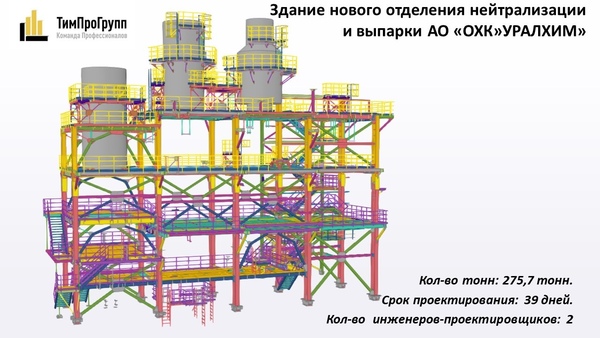 Здания нового отделения нейтрализации и выпарки